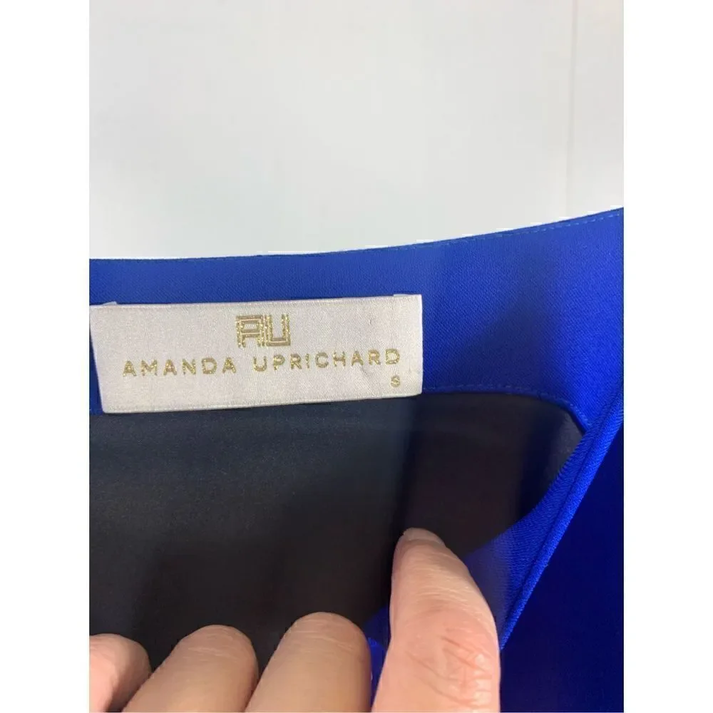 Amanda Uprichard Sleeveless Royal Blue Dress Size S